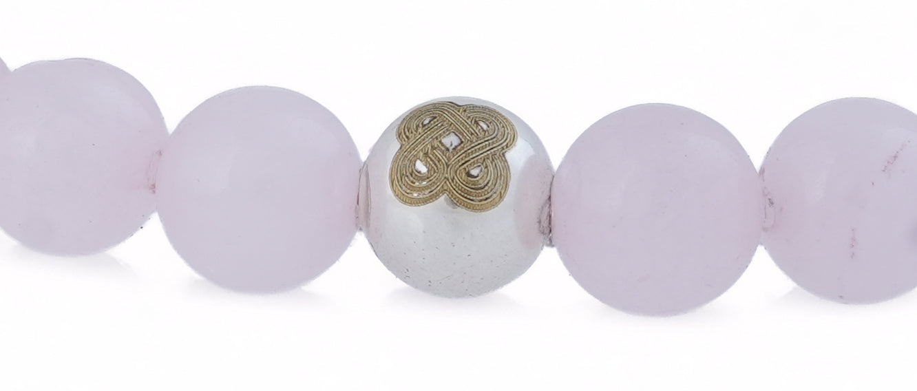 Rose Quartz Heart Opener Bracelet