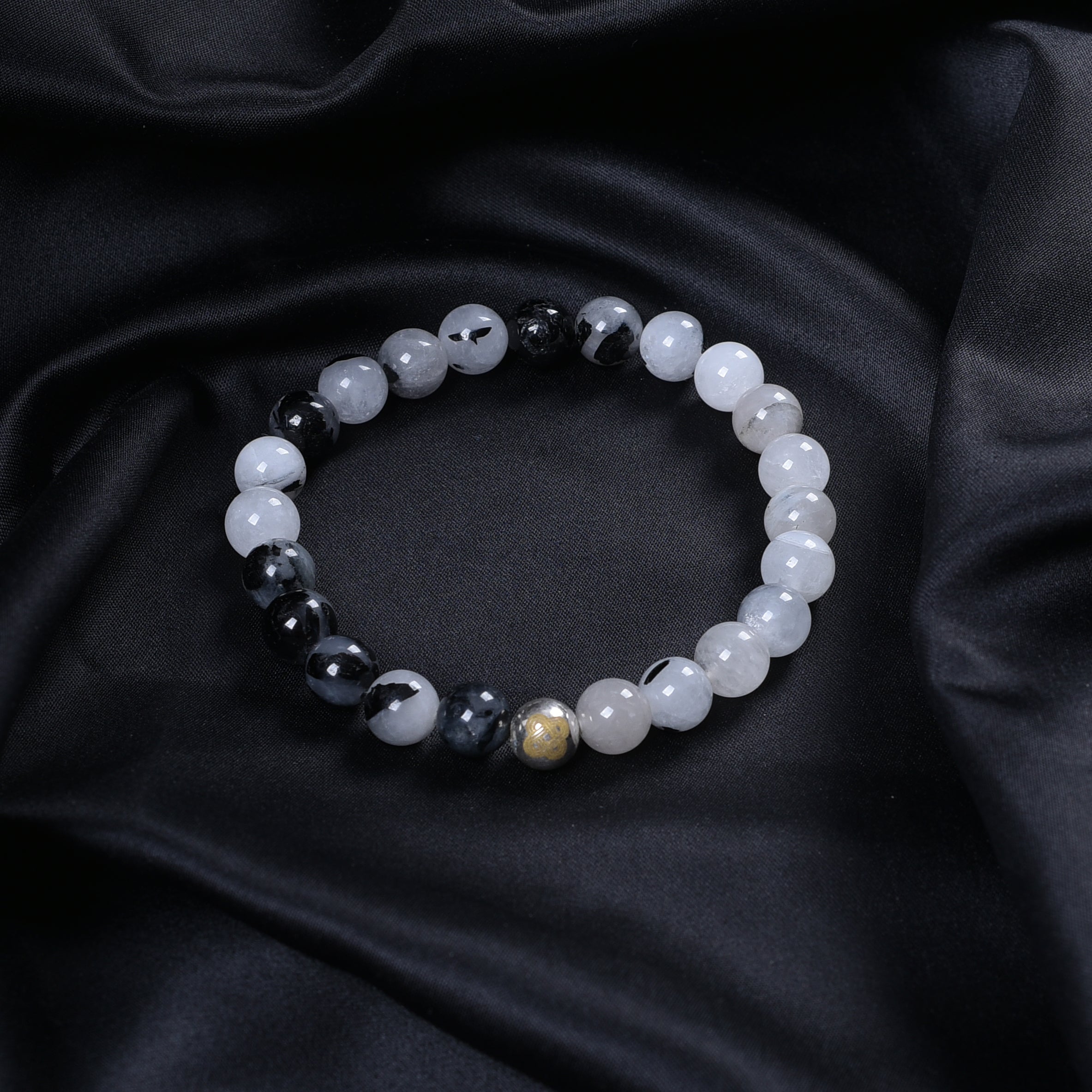 Black Rutilated Quartz Power Bracelet