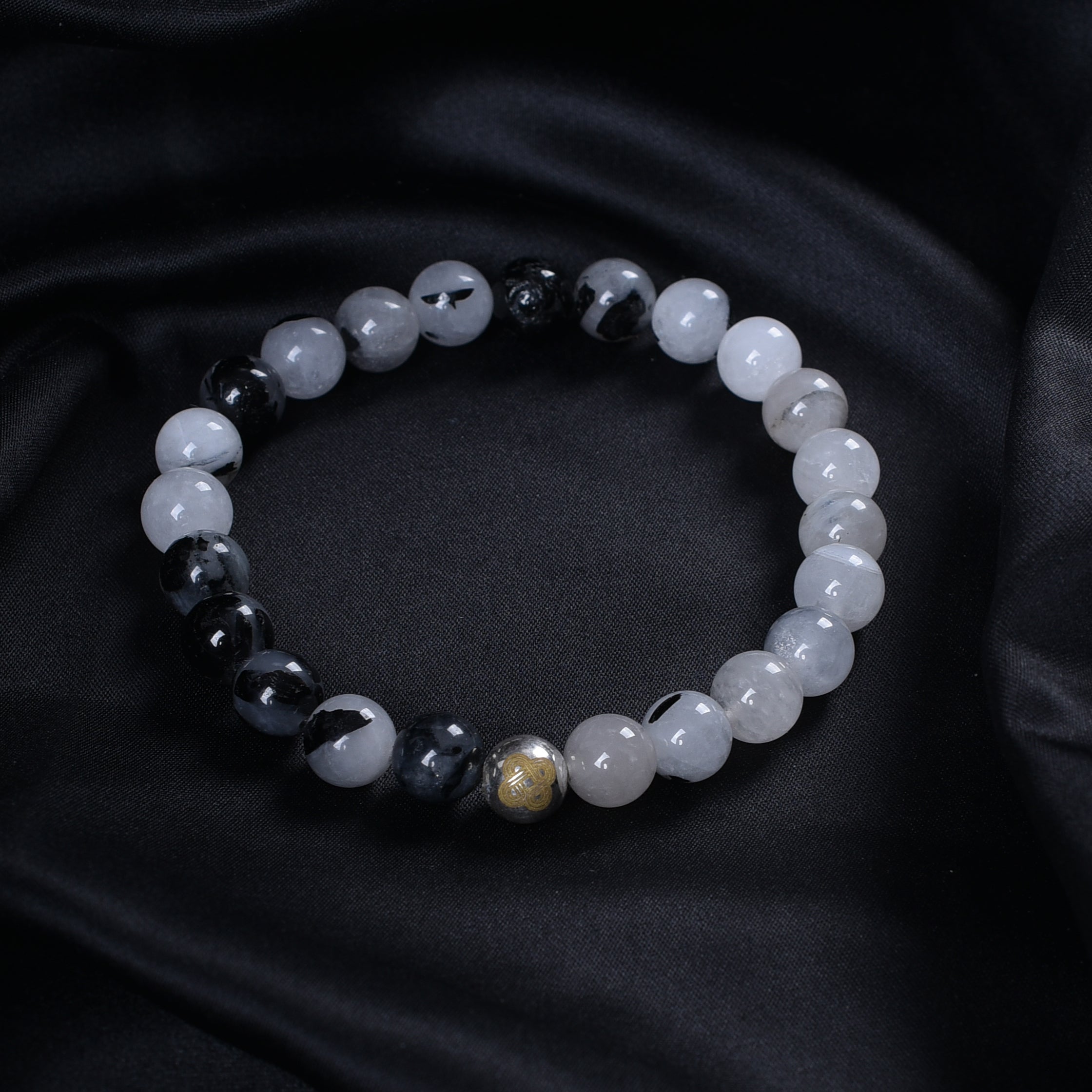 Black Rutilated Quartz Power Bracelet
