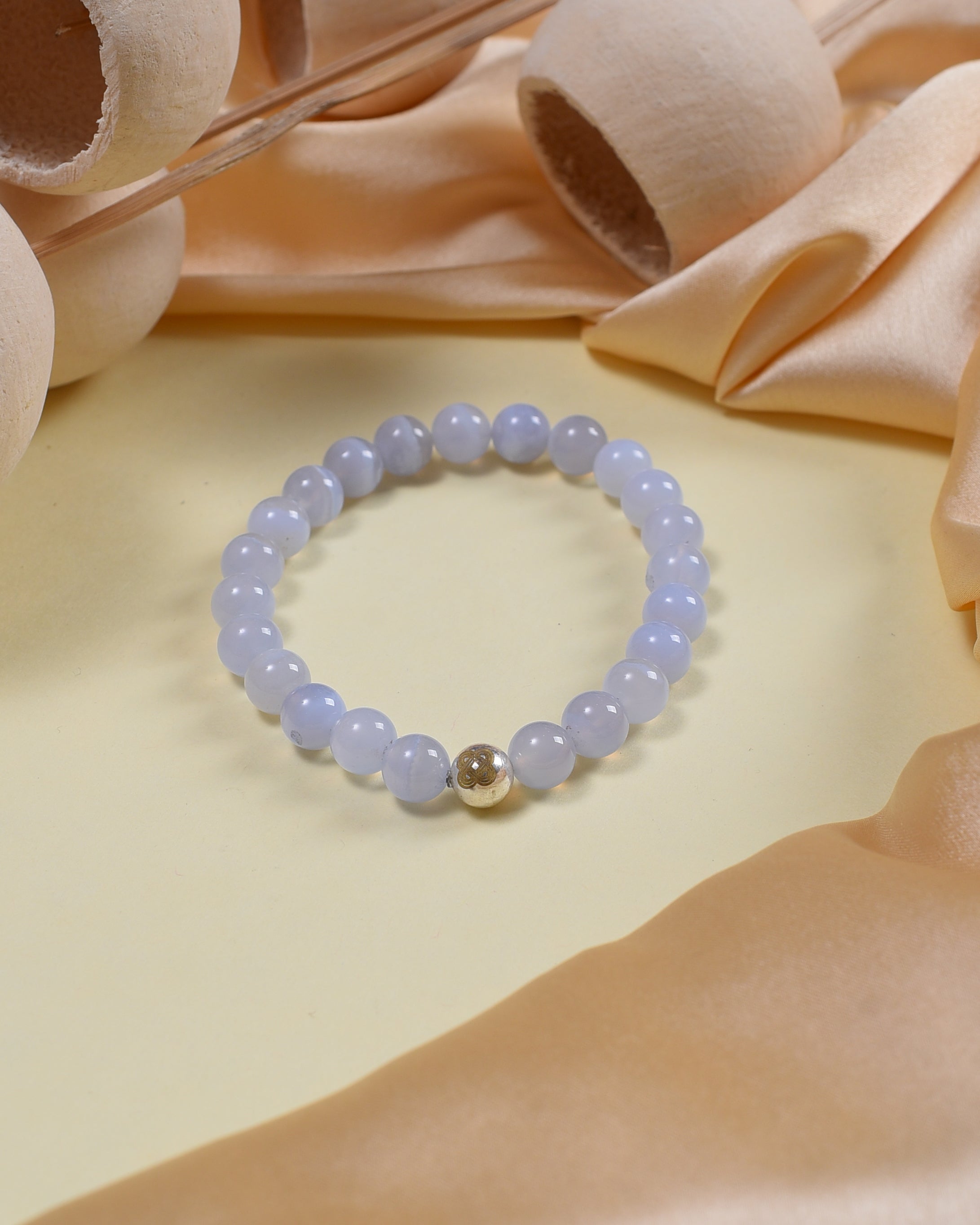Blue Lace Agate Calm Bracelet