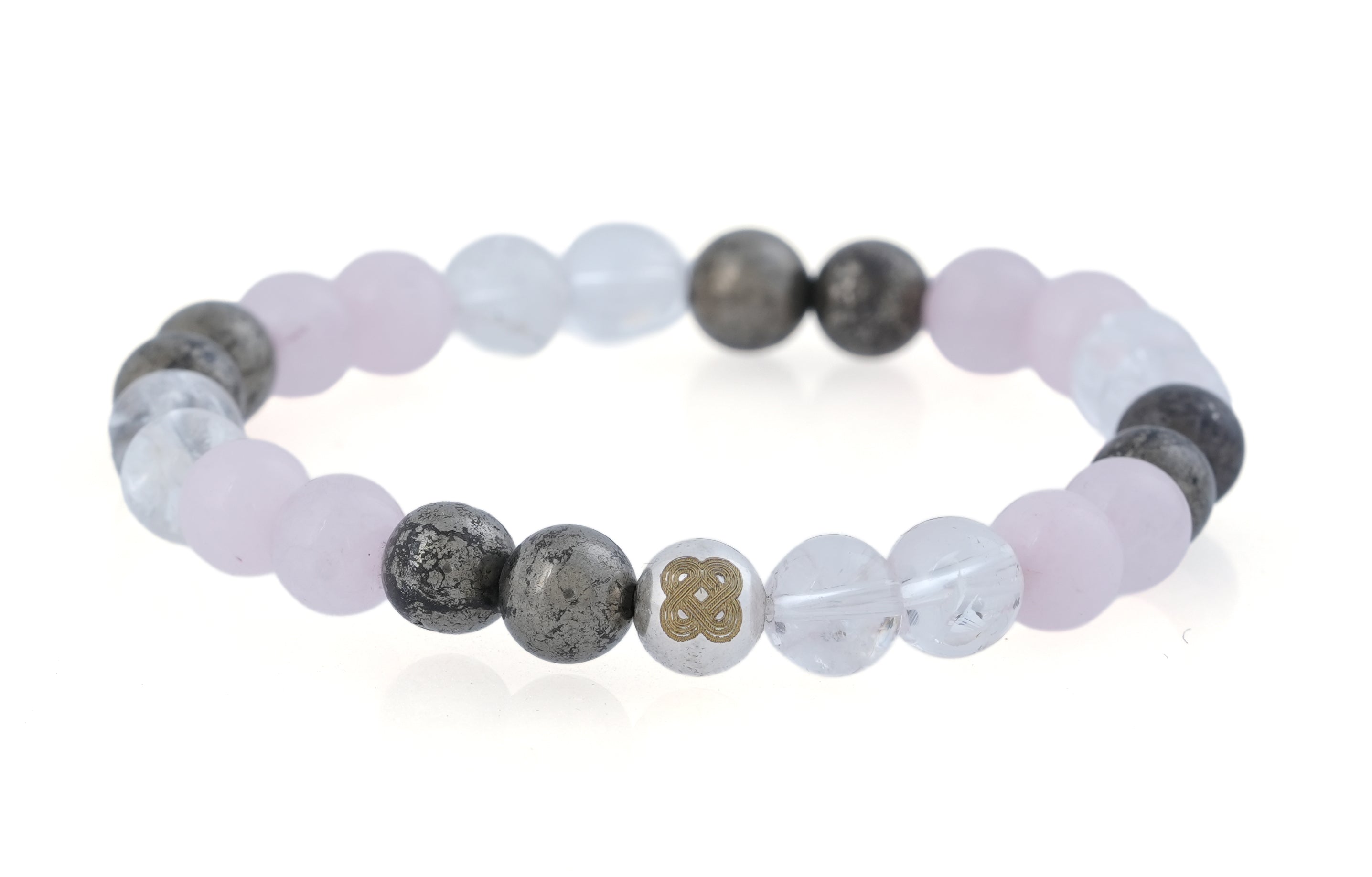 Manifest Love Trio (Pyrite • Clear Quartz • Rose Quartz)