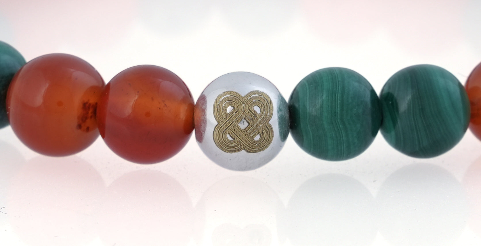 Carnelian × Malachite Renewal Bracelet
