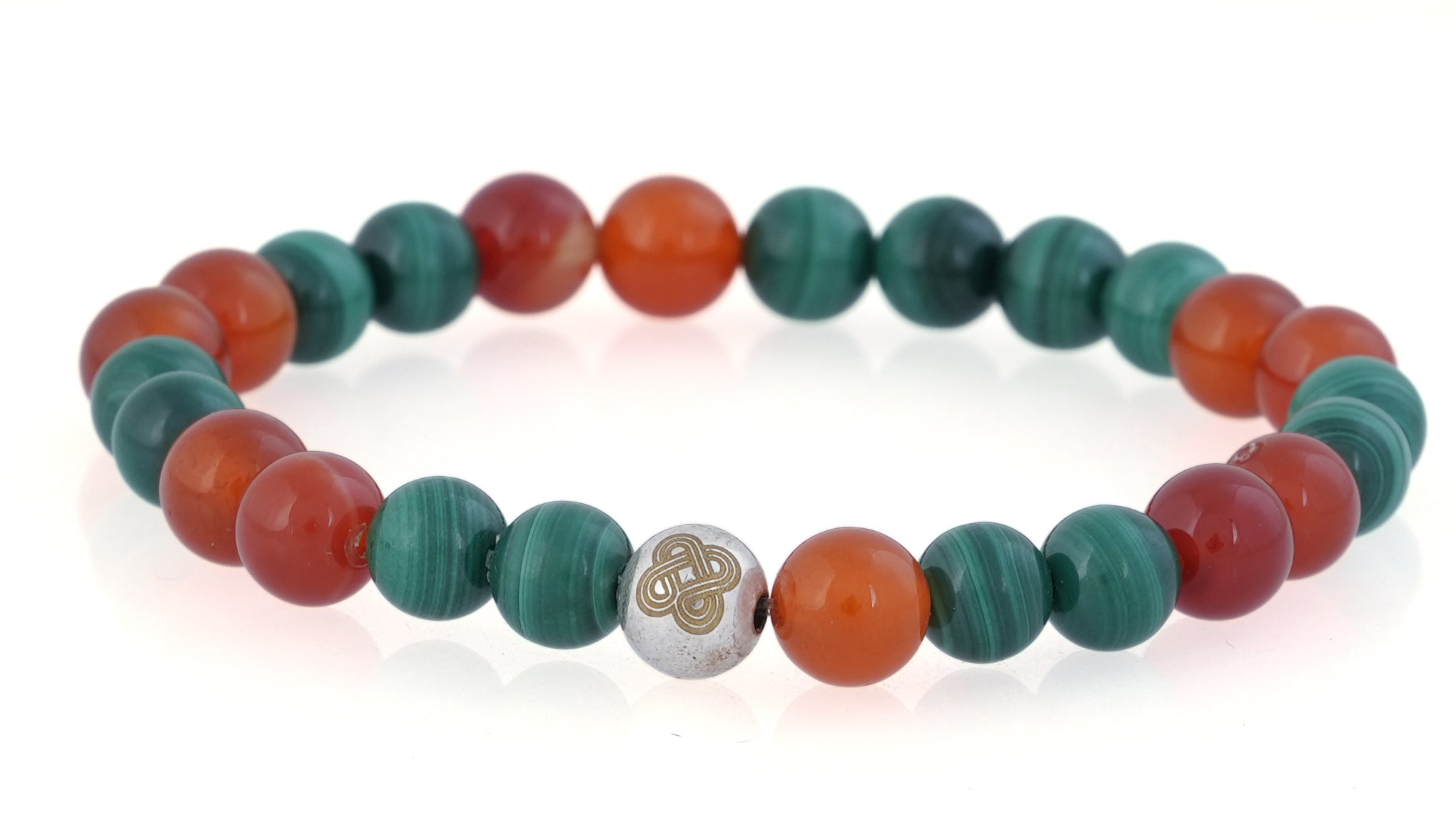 Carnelian × Malachite Renewal Bracelet