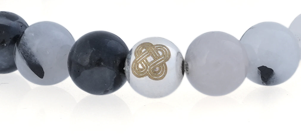 Black Rutilated Quartz Power Bracelet