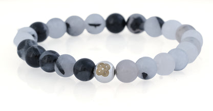 Black Rutilated Quartz Power Bracelet