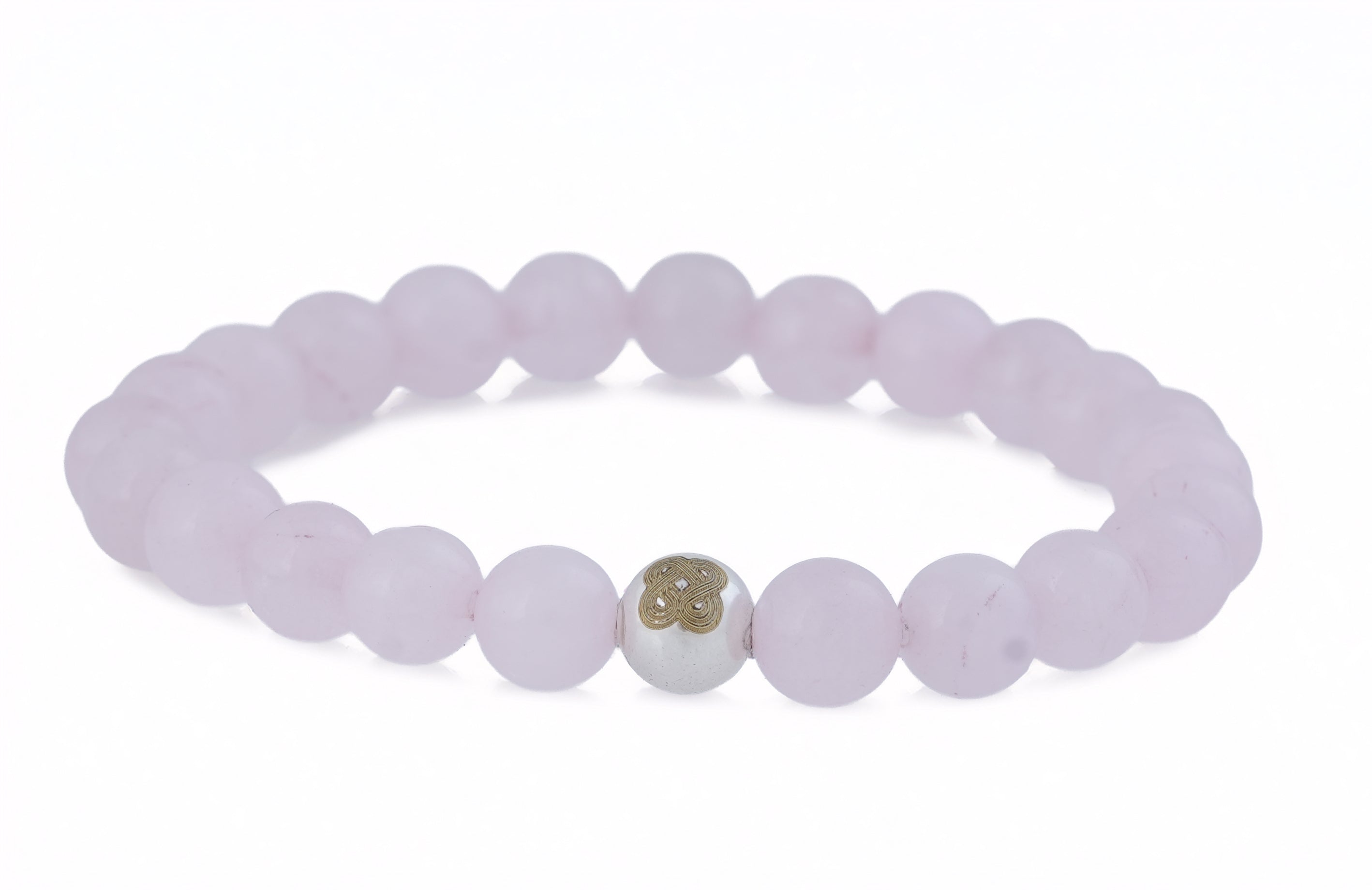 Rose Quartz Heart Opener Bracelet