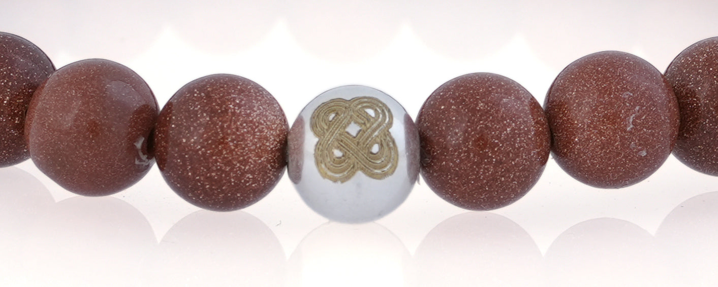 Brown Sun Sitara (Goldstone) Grounding Bracelet