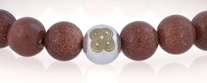 Brown Sun Sitara (Goldstone) Grounding Bracelet