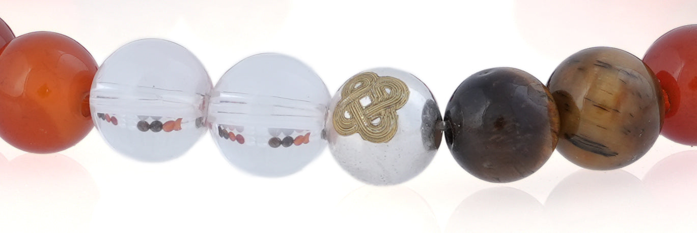 Confident Vitality Trio (Tiger Eye • Carnelian • Clear Quartz)