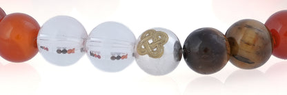 Confident Vitality Trio (Tiger Eye • Carnelian • Clear Quartz)