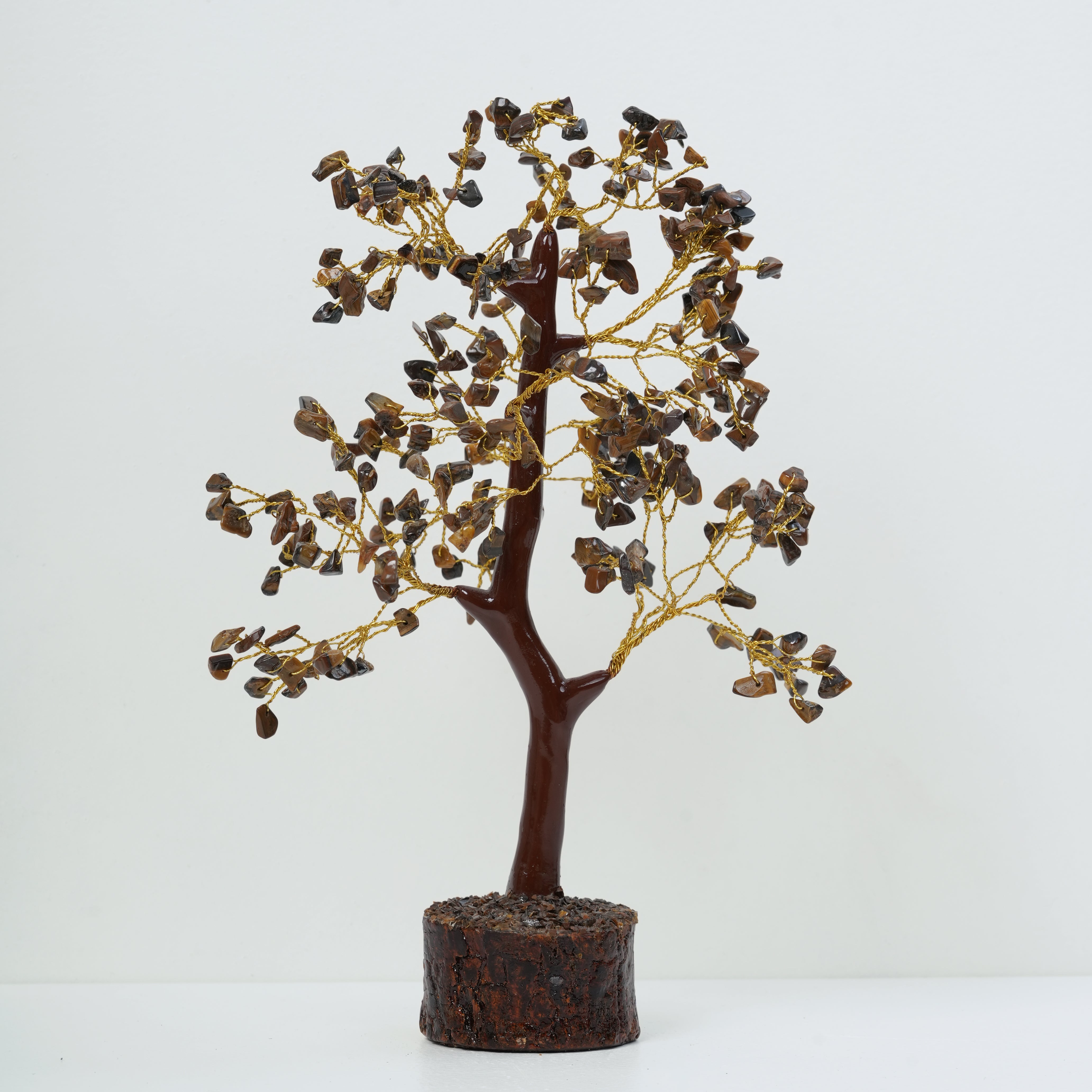 Tiger Eye Courage & Clarity Crystal Tree