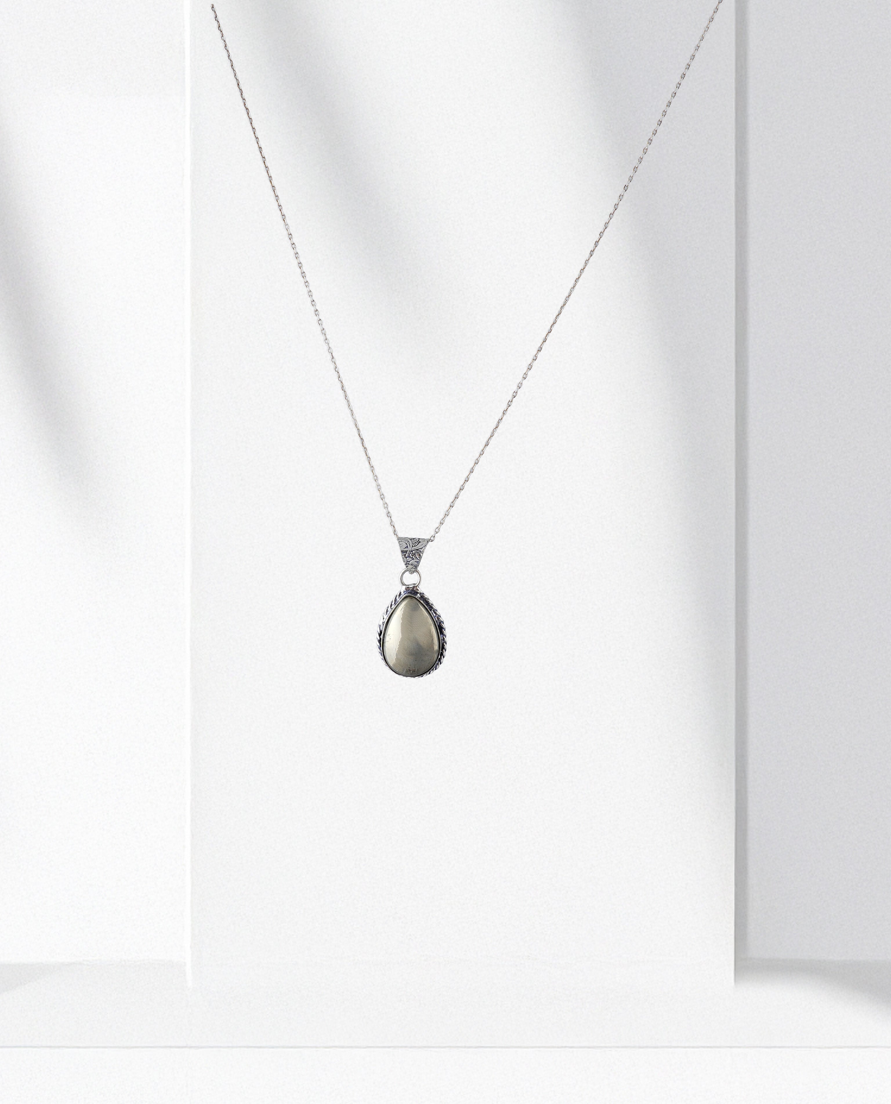 Polished Pyrite Wealth & Energy Crystal Pendant in Metal