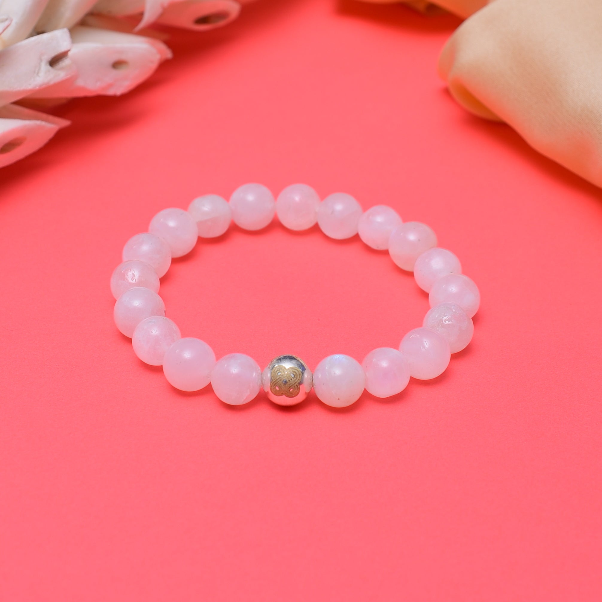 Rose Quartz Heart Opener Bracelet