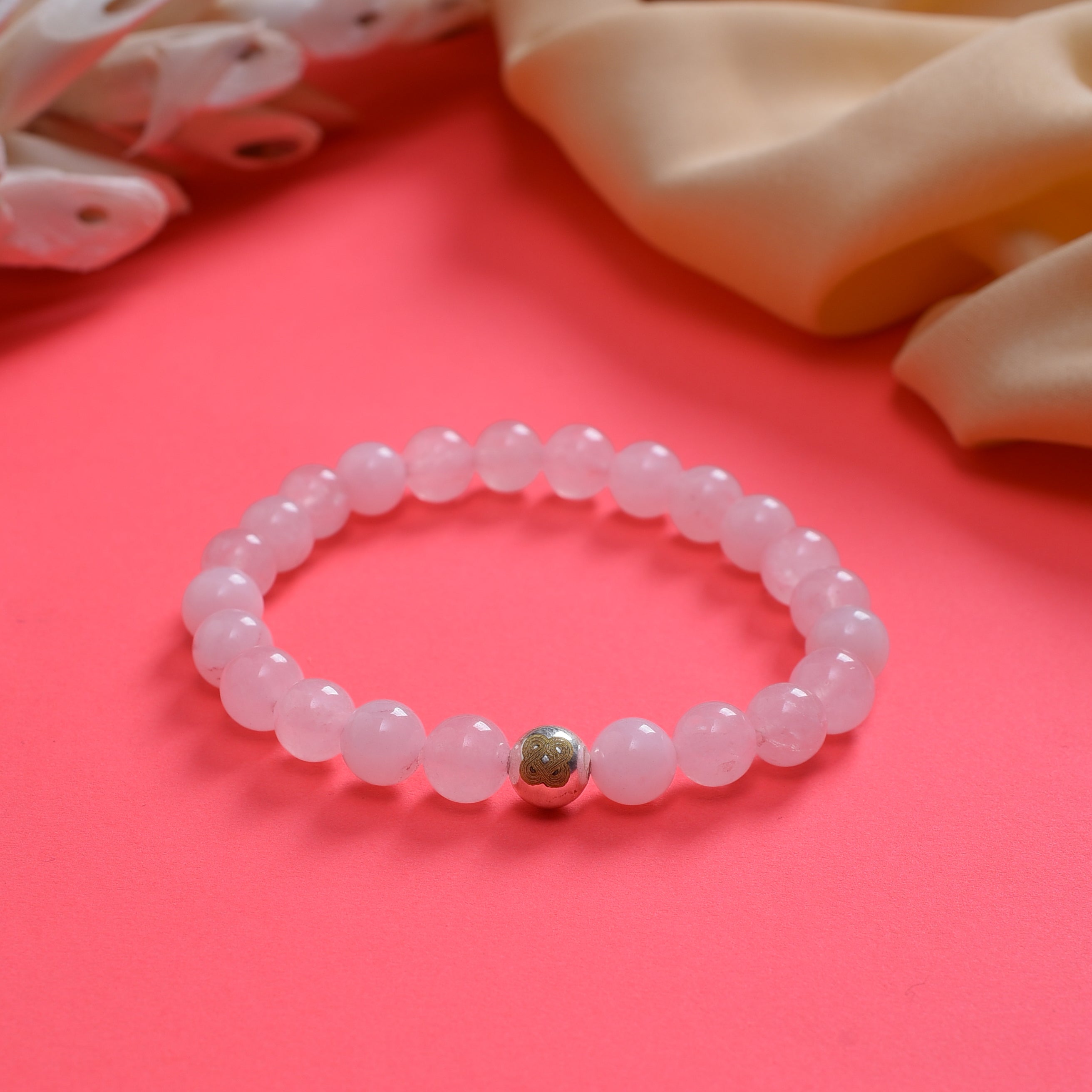 Rose Quartz Heart Opener Bracelet