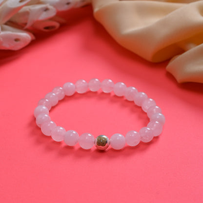 Rose Quartz Heart Opener Bracelet
