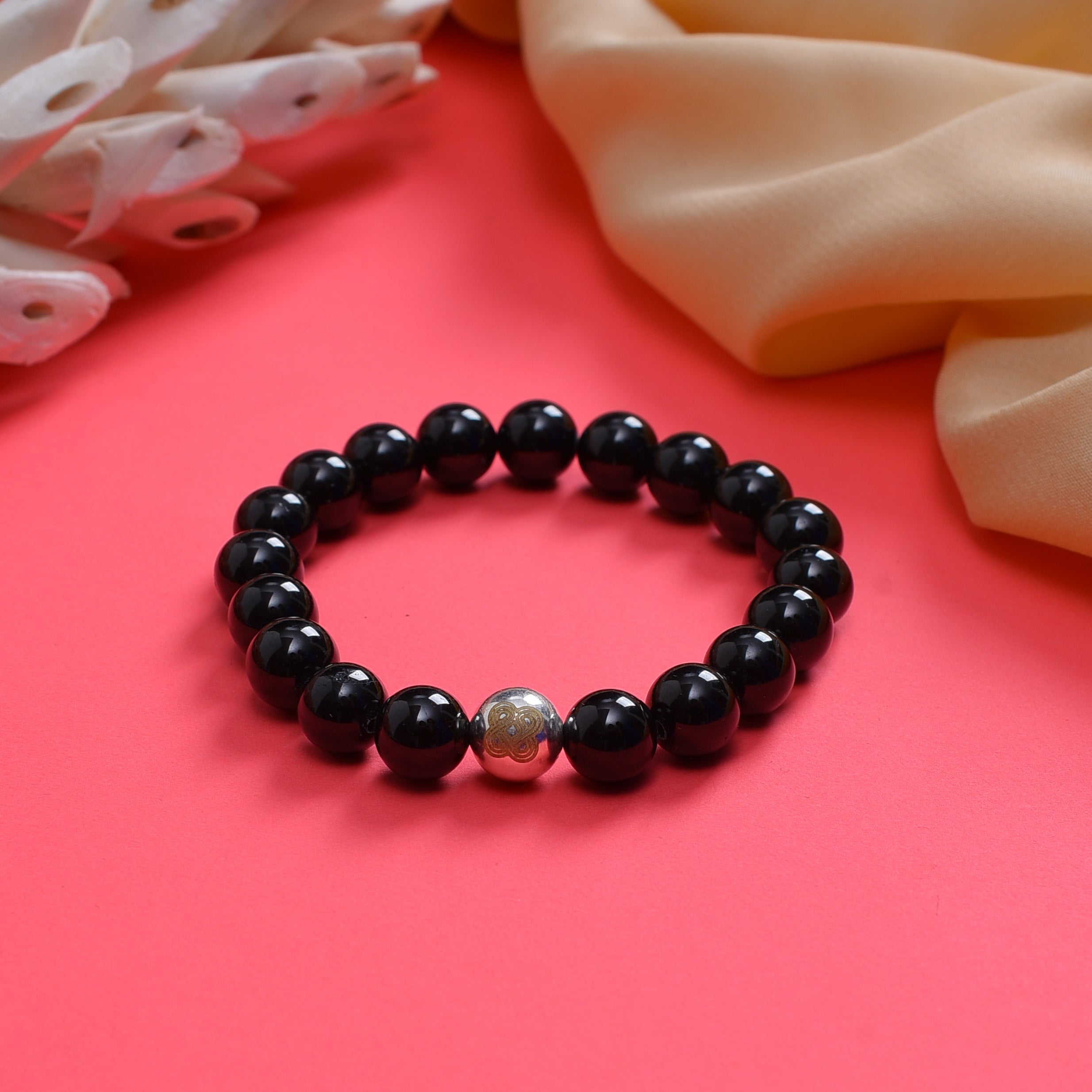 Black Tourmaline Statement Bracelet