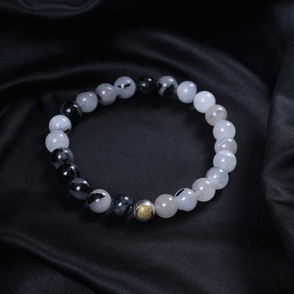 Black Rutilated Quartz Power Bracelet