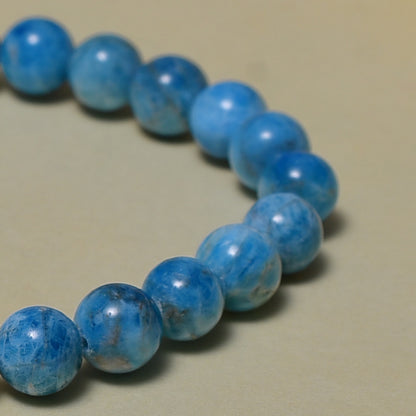Blue Apatite Communication Bracelet