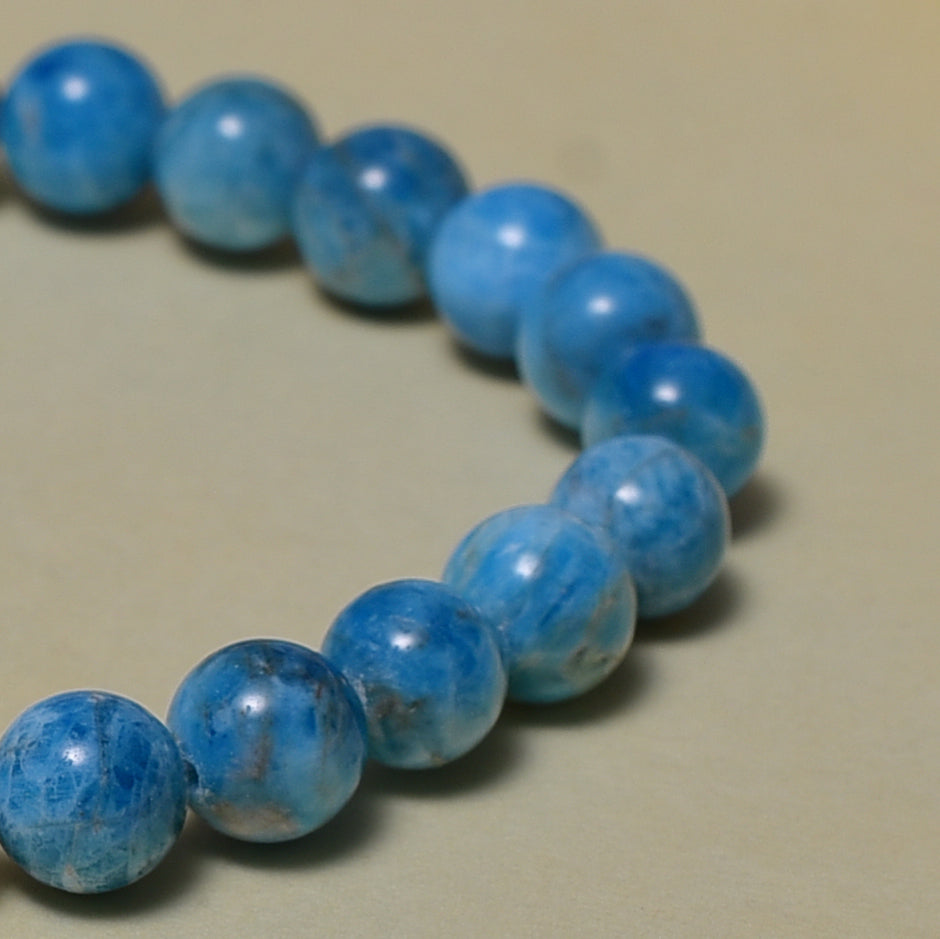 Blue Apatite Communication Bracelet