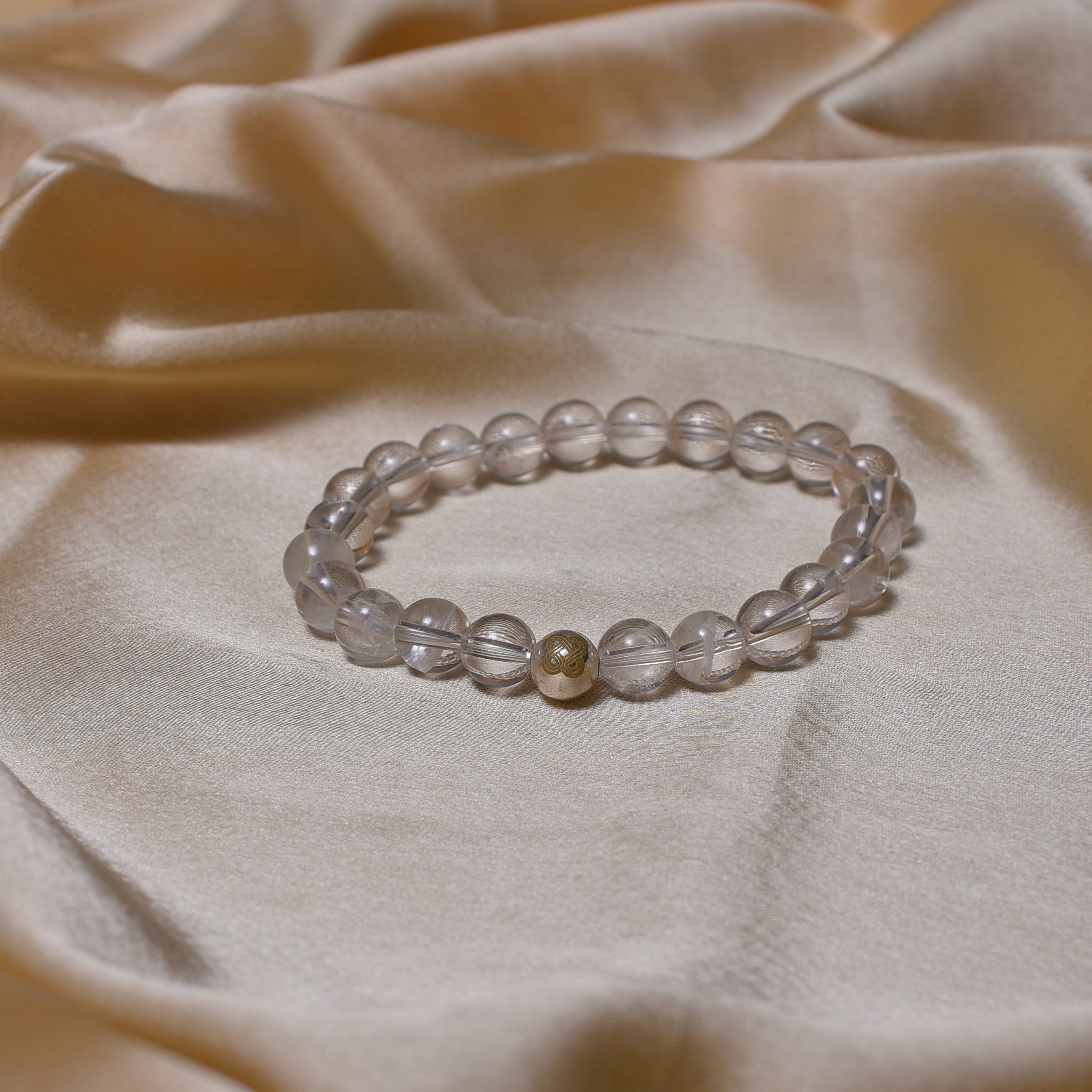 CLEAR QUARTZ BRACELET