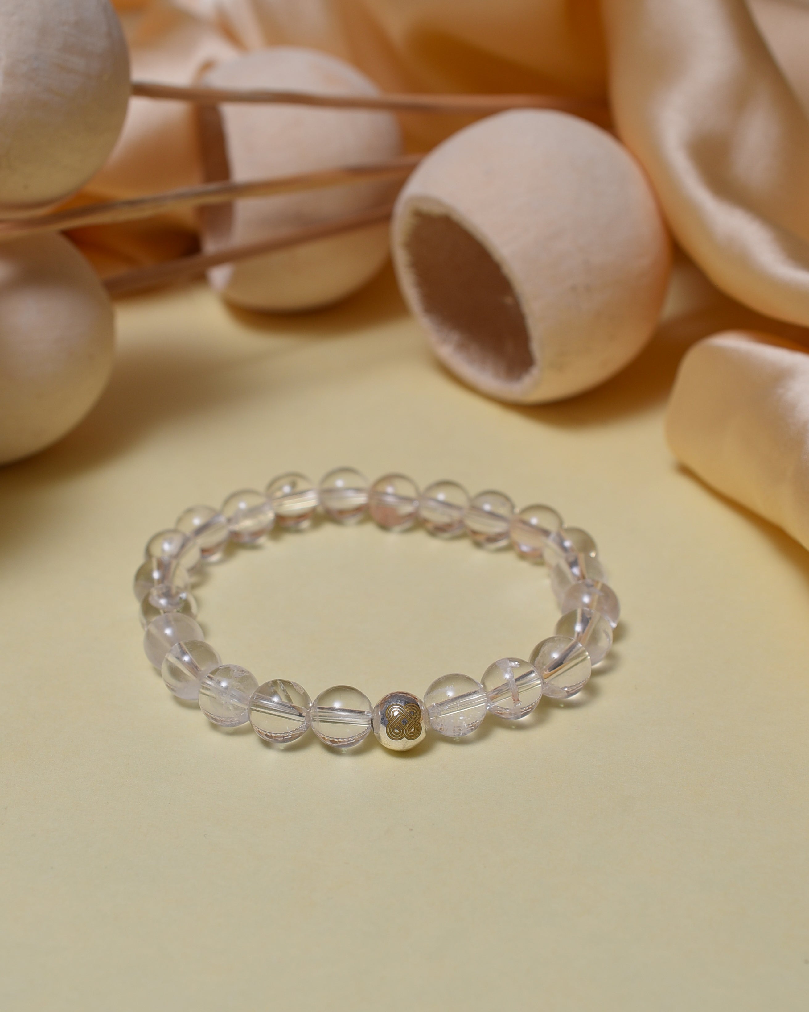 CLEAR QUARTZ BRACELET