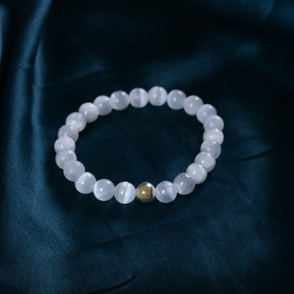 Selenite Serene Purity Bracelet
