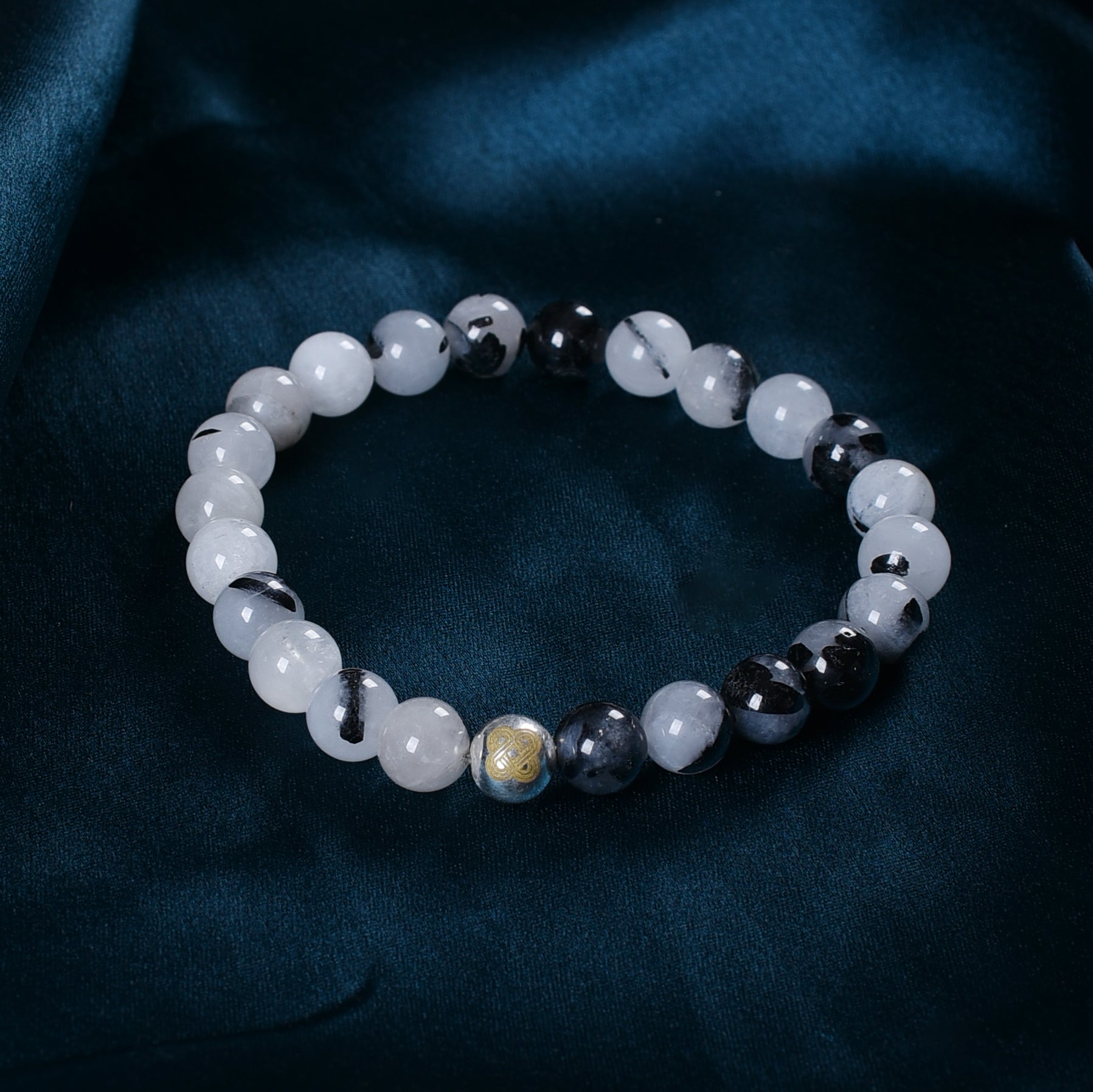 Black Rutilated Quartz Power Bracelet