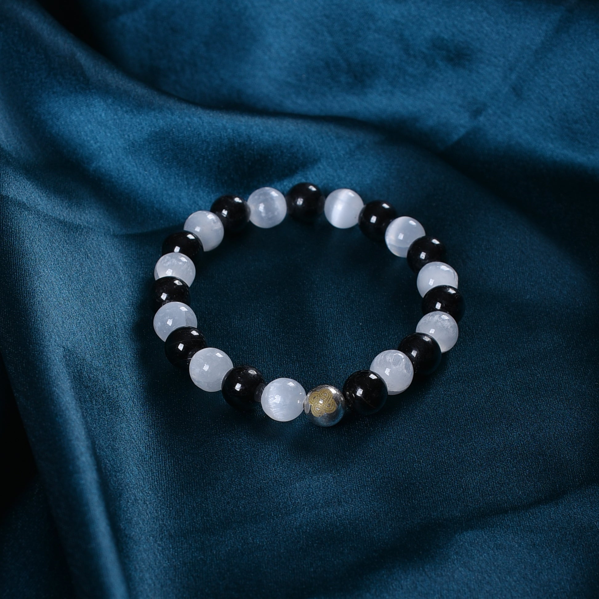 Luminous Shield Duo (Selenite + Tourmaline)