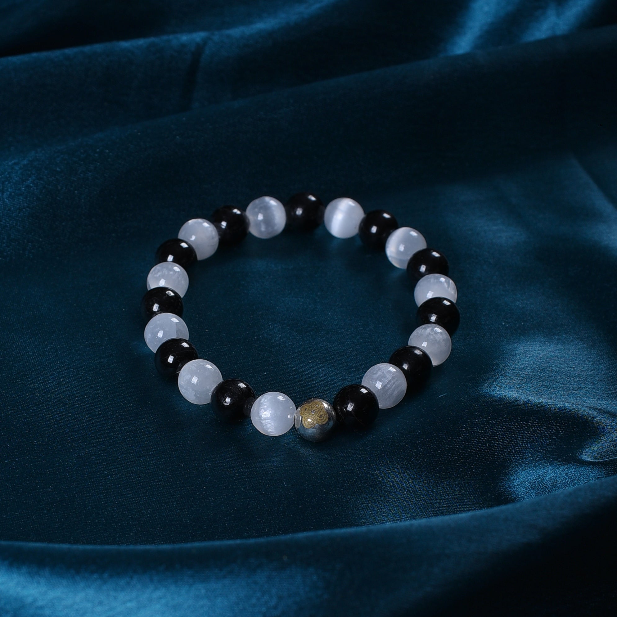 Luminous Shield Duo (Selenite + Tourmaline)