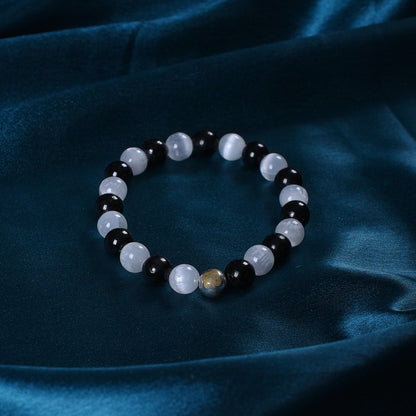 Luminous Shield Duo (Selenite + Tourmaline)