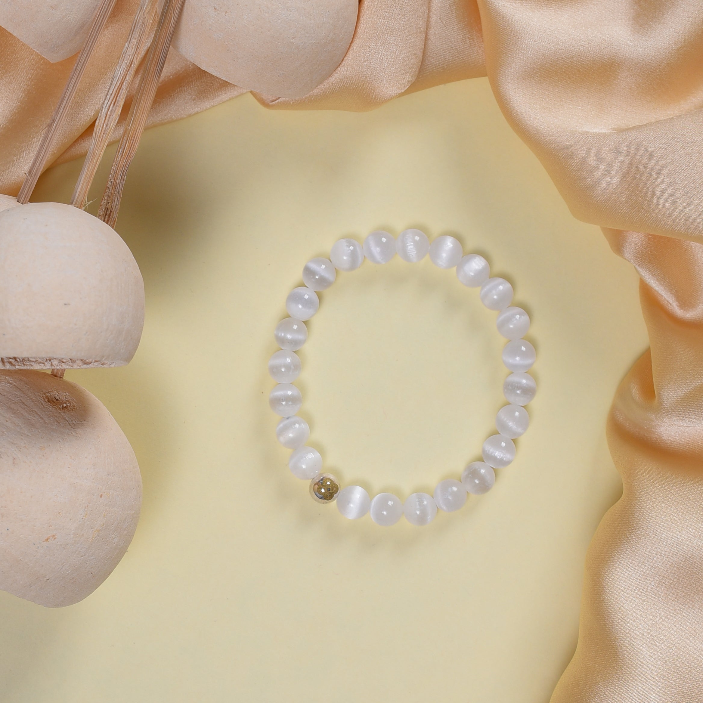 Selenite Serene Purity Bracelet