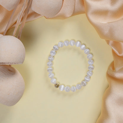 Selenite Serene Purity Bracelet