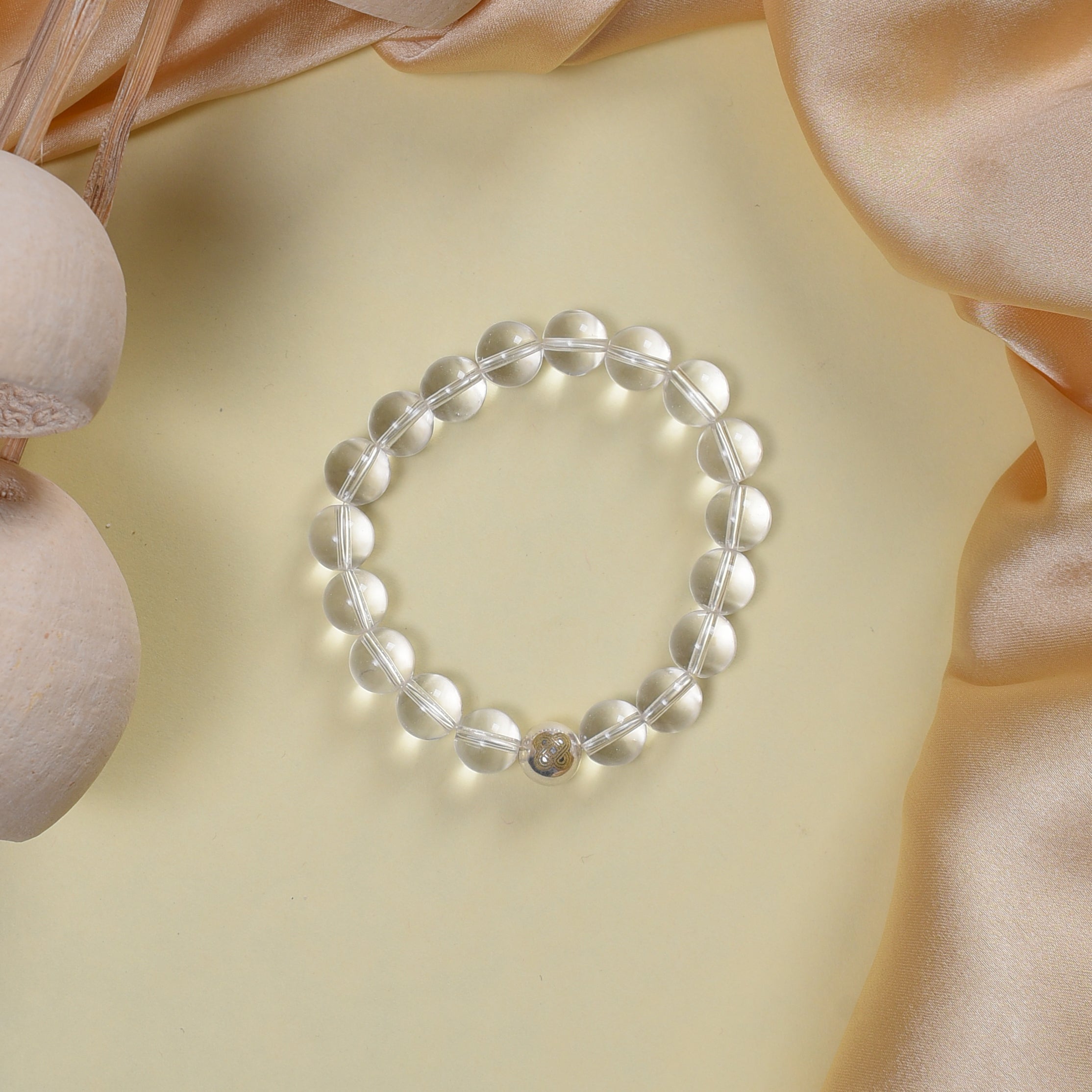 CLEAR QUARTZ BRACELET
