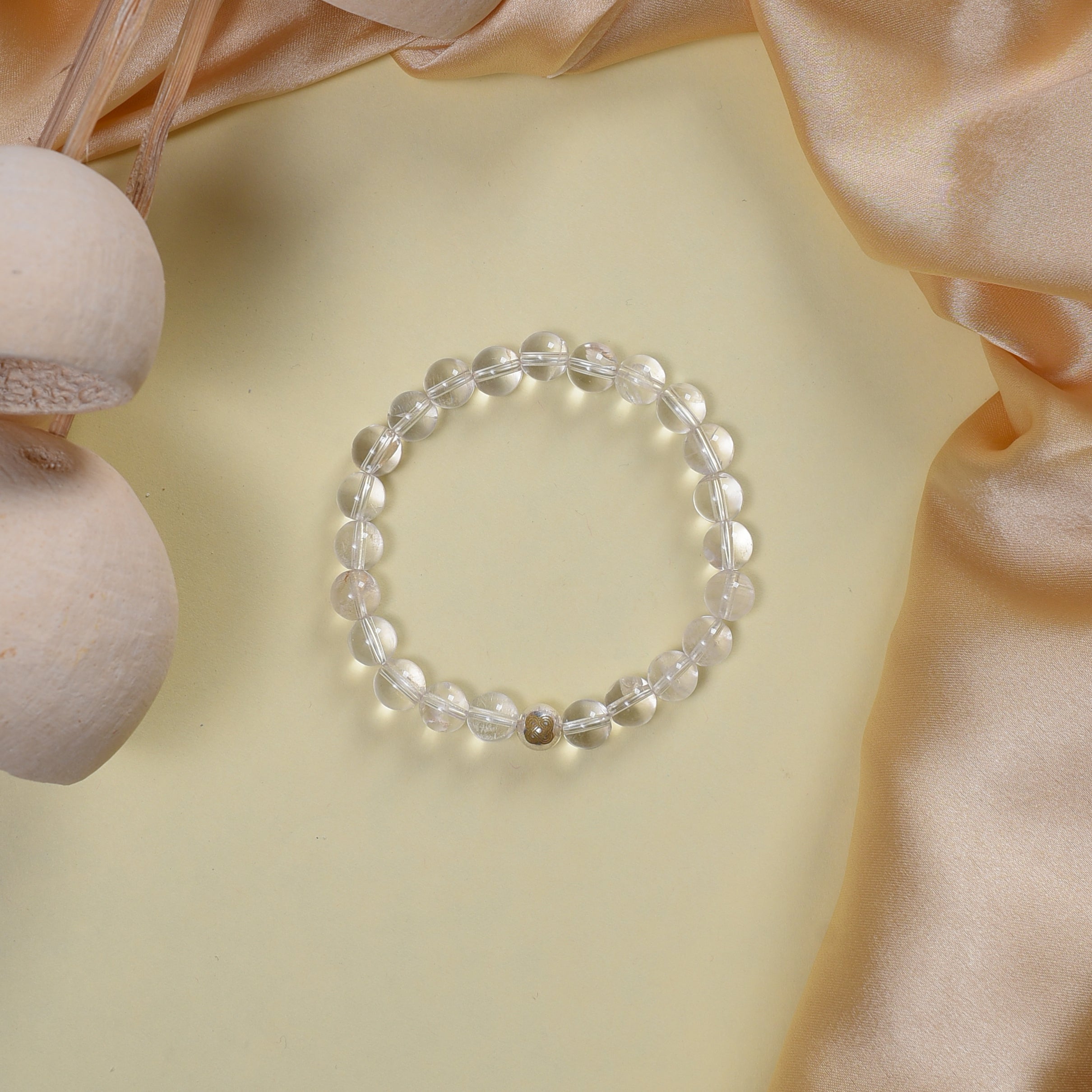 CLEAR QUARTZ BRACELET