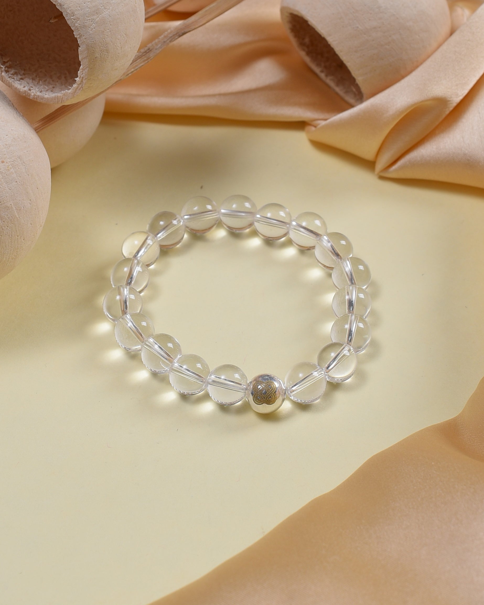 CLEAR QUARTZ BRACELET