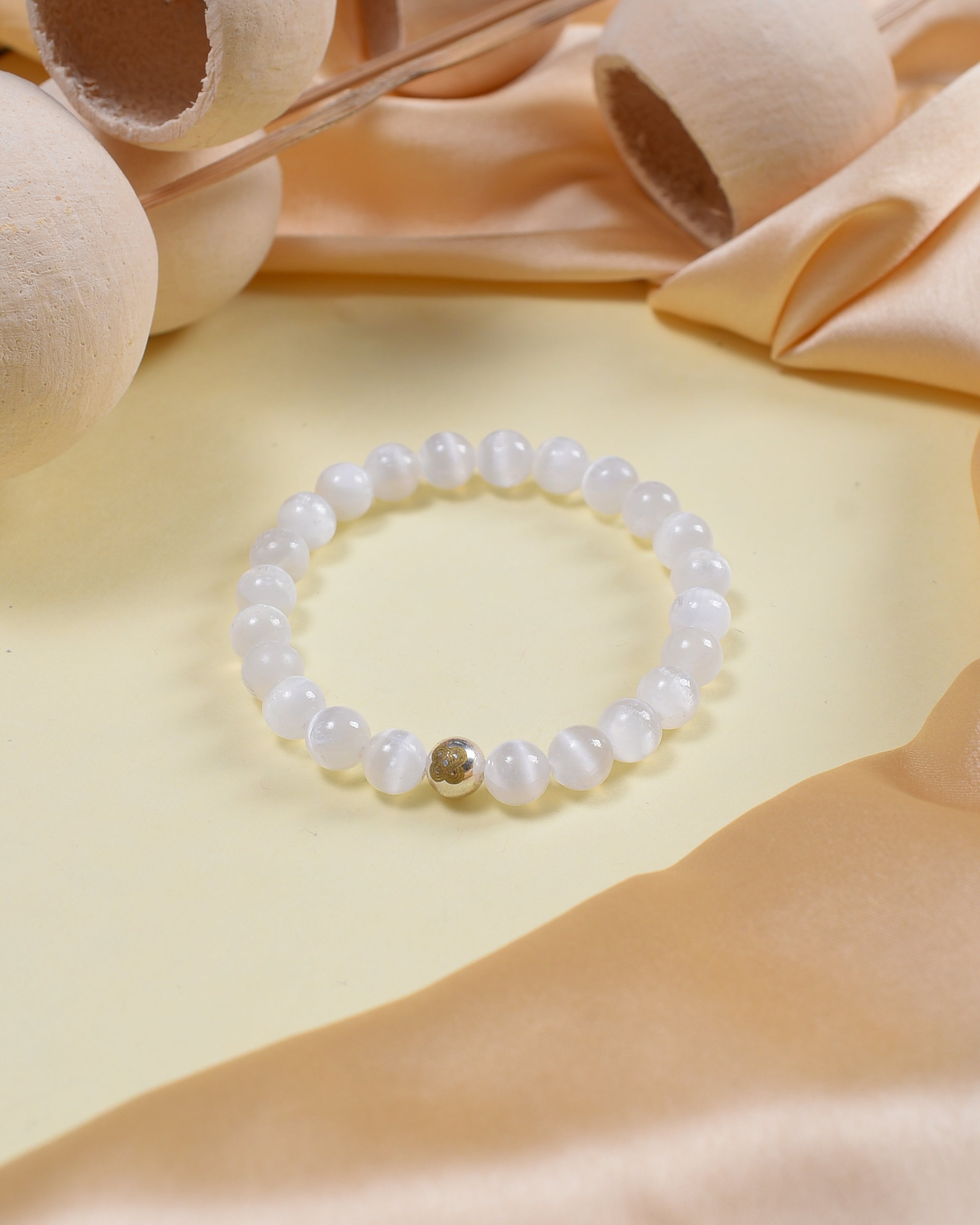 Selenite Serene Purity Bracelet