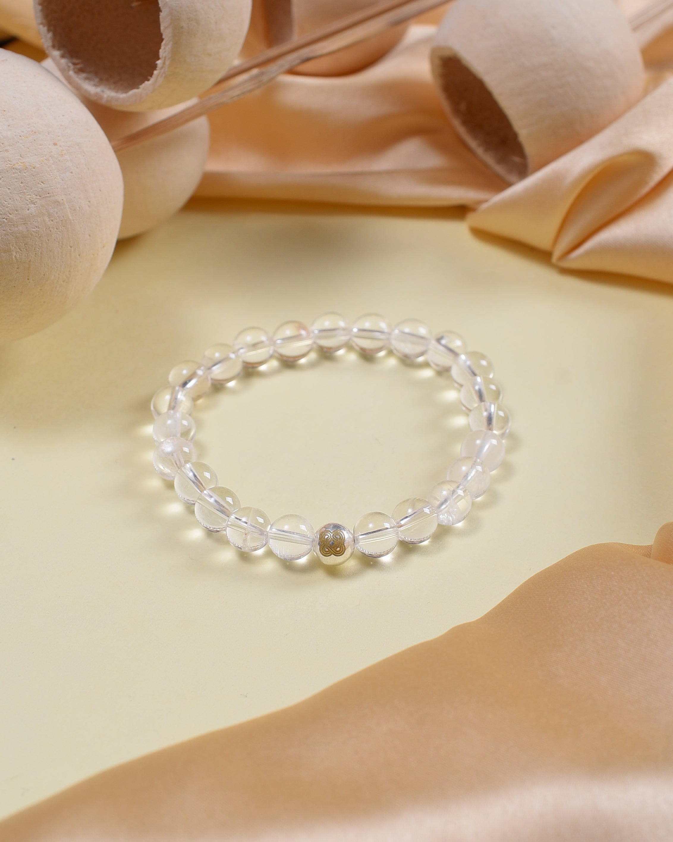 CLEAR QUARTZ BRACELET